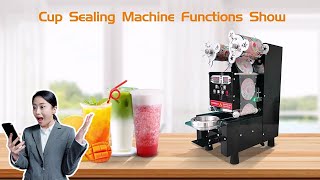 What’s the truth of cup sealing machine [upl. by Ahsiemal260]