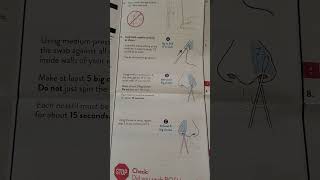 BinaxNOW Covid19 Antigen Self Test Directions  Video Visual Aid [upl. by Bartley]