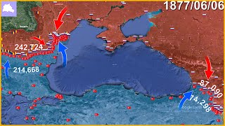 The RussoTurkish War 1877 in 8 minutes using Google Earth [upl. by Doug305]