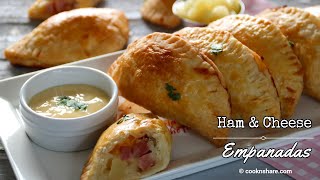 Ham and Cheese Empanada Recipe🧀🍍 [upl. by Guenna]