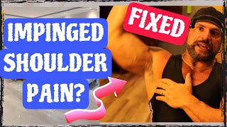 Step by Step How I Fixed My PAINFUL Impinged Shoulder For Good [upl. by Sosthenna]