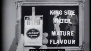 Albany cigarettes 1960 TV commercial [upl. by Nerval]