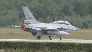 4K RNoAF F16A  F16B Takeoff EHVK [upl. by Avon]