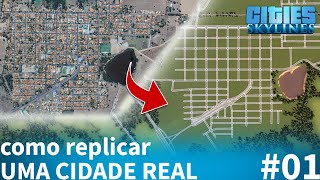 BARBOSA 01  NOVA CIDADE RECRIANDO UM MAPA DO MUNDO REAL Cities Skylines [upl. by Sueddaht]