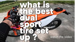 What is the best dual sport tire  I think I found them [upl. by Annunciata]