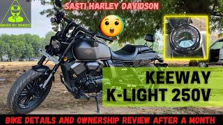 Keeway KLight 250v  ownership review  price  maintenance  hindi  keeway ahmedabad review [upl. by Harlan]