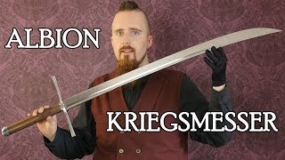 Review The Knecht kriegsmesser by Albion  Amazing sword [upl. by Akeemaj]