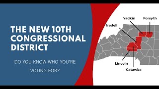 NCs Congressional Districts have changed again Are you in the new 10th [upl. by Narok]