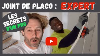 Joints de placo « expert »  20 astuces de PRO 🤩 [upl. by Aleahs]