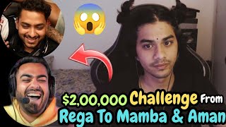 Rega 2 Lakh Challenge From Mamba amp Aman😱  regaltos rega aman mamba [upl. by Minica]