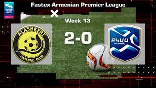 Alashkert  BKMA 20 Fastex Armenian Premier League 202425 Week 13 [upl. by Ikkaj]