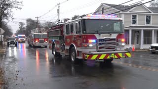 2022 ChesterNJ Fire Company Annual New Years Day Parade 1122 [upl. by Manaker283]