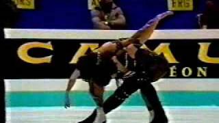 Duchesnay amp Duchesnay FRA  1988 Europeans Ice Dancing Free Dance [upl. by Ardnuaek]