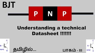 Bipolar Junction Transistor BJT Explained  In Tamil Part  III [upl. by Alihs722]