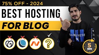 Best Web Hosting For Blogging And Bloggers 2024  Best Hosting For Blogging Website  75 Off [upl. by Kahle]