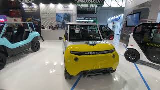 Tazzari Zero 4 Opensky sport 180k 2024  EICMA 2023 [upl. by Akenor519]