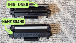 Brother Laser Printer Toner Replacement  HOW TO and review TN760 Cartridge Brother TN760 TN730 [upl. by Revlys145]