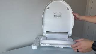 BLOOMING Bidet Toilet Seat Review [upl. by Finzer441]