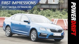 Skoda Octavia RS  First Impressions  PowerDrift [upl. by Bully]