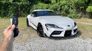 2024 Toyota Supra 45th Anniversary Edition Start Up Exhaust Test Drive Walkaround POV and Revie [upl. by Bergeron735]