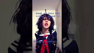 Tokos so cute animecosplay danganronpacosplay danganronpa videogamecosplay tokofukawa anime [upl. by Annerb]