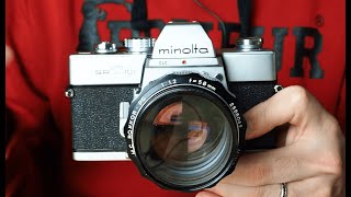 Minolta Srt 101 dal 1966 una fotocamera meccanica eccezionale [upl. by Hgielyak]