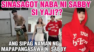 YAJI TINATAWAG NA MAPAPANGASAWA NI SABBY😍😍KINIKILIG SI YAJI sabbyandsophia sabby yabby yaji [upl. by Rena]