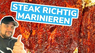 RINDERSTEAKS perfekt marinieren wie vom METZGER  SO GEHTS   Klaus grillt [upl. by Atila]