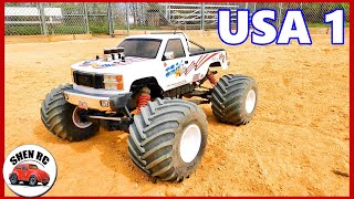 Kyosho USA 1 Monster truck its insane [upl. by Ahsirat]