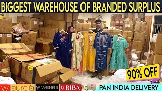 100 ORIGINAL BRANDED SURPLUS LADIES ETHNIC WEAR WHOLESALE  LATEST DESIGN ARTICLES AT 90 DISCOUNT [upl. by Buonomo363]