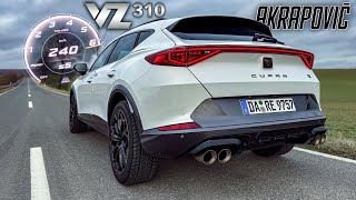 2024 Formentor VZ 310 with Akrapovic💥 0240 kmh acceleration🏁 by Automann in 4K [upl. by Nalyac]