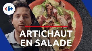 Artichaut en salade avec Jean Imbert  1 2 3 Frais Partez   Les recettes Carrefour [upl. by Nations]