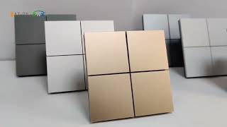 SATION KNX Smart Push Panel 8 Fold Frameless [upl. by Aznofla671]