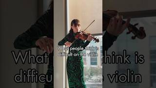 What people think is difficult on the violin vs what really is [upl. by Wellesley82]