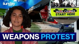 Protestors Hit Melbourne Weapons Expo [upl. by Karna]