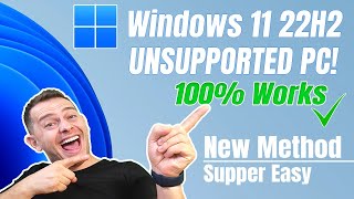 How to install Windows 11 22H2 on Unsupported PC New Method [upl. by Essilevi229]