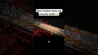 How Cracker Jacks are actually made 😳 crackerjack takemeouttotheballgame baseballcards [upl. by Eidroj]