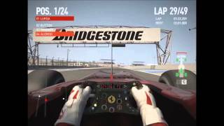 Bahrain Grand Prix  F1 2010  Full Race  Ferrari  Victory  Legend [upl. by Celina]