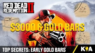 Top Secrets RDR2 Early Gold Bars [upl. by Brookner]