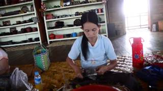 The Manual Making of the Cheroots in Myanmar [upl. by Reiter]