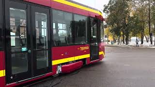 Daugavpils tramvajs  Daugavpils tram 27102023 [upl. by Ttevy]