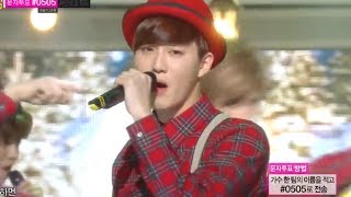 HOT EXO  Christmas day 엑소  크리스마스데이 Show Music core 20131221 [upl. by Lauder460]