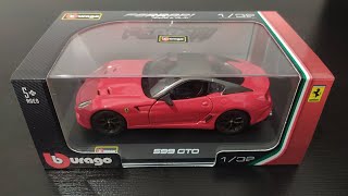 Bburago  Ferrari 599 GTO  132 Scale  Unboxing [upl. by Nivaj]