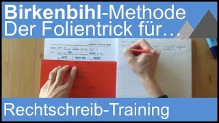 BirkenbihlMethode  Gehirngerechtes RechtschreibTraining [upl. by Aietal]