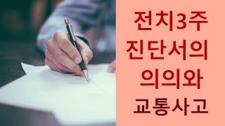 전치3주 진단서의 의미와 교통사고 폭행 예비군 동원훈련 그리고 합의 [upl. by Dyoll]