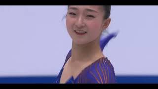 Kaori Sakamoto FSISU World championship 2022 [upl. by Uwkuhceki564]