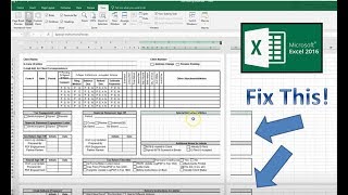 Excel HowTo Preparing a Form for Printing a Simple Approach [upl. by Neram]