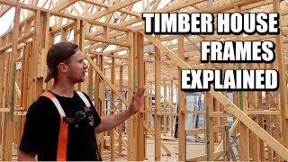 House Framing 101  Timber Frames Explained [upl. by Lienhard]