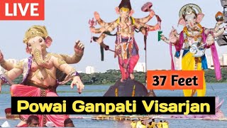 Powai Ganpati Visarjan Live Sakinakyacha Maharaja  Sakinakyacha Vighnaharta  Kherani Cha Raja [upl. by Barth]