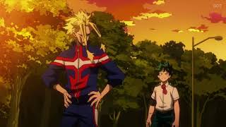 My Hero Academia All Might And Midoriya Fight Death Together DUB HD [upl. by Enyale]